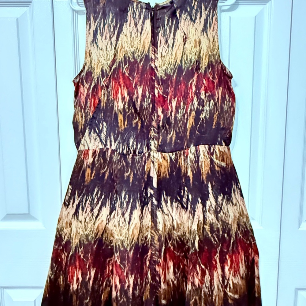 π₯ Kenneth Cole New York Abstract Print Fit & Flare Dress β Size L - Picture 3 of 3